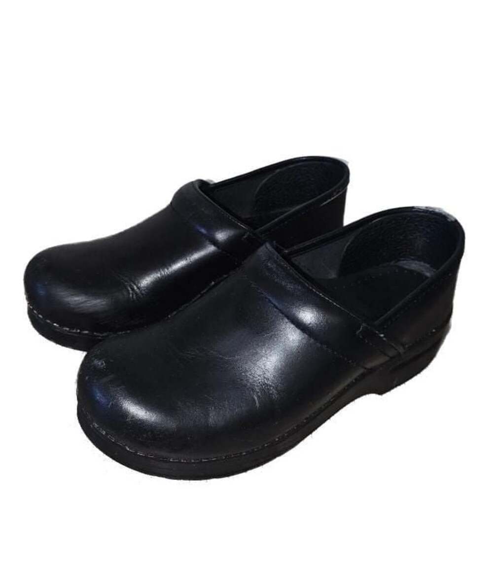 Dansko Professional Black Oiled Leather Clogs Women's 7.5 Shoes